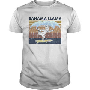 Bahama Llama Dancing Retro Shirt